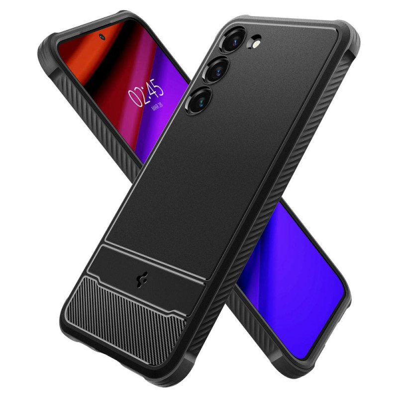 Capa Spigen Rugged Armor para Samsung Galaxy S23, preto mate