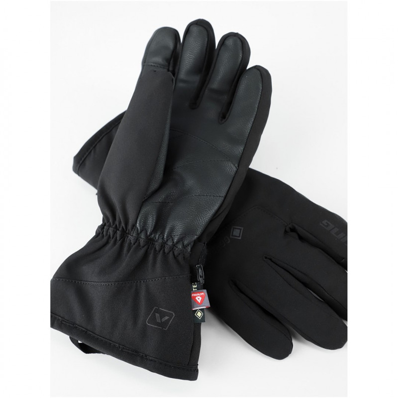 Luvas de esqui para mulher Viking Sherpa GTX 2.0, pretas, tamanho 7