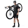 Camisola de ciclismo de manga curta Rockbros YDDX011 Diamond, tamanho XL, preta