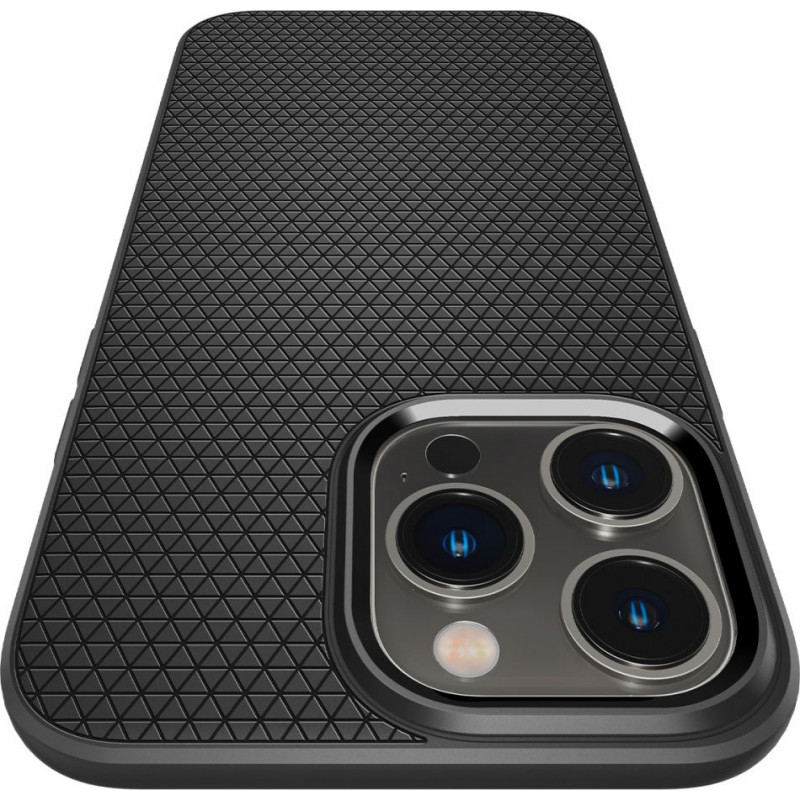 Capa Spigen Liquid Air (ACS04957) para Apple iPhone 14 Pro, preto mate