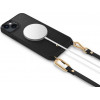 Capa MagSafe com alça Spigen Cyrill Classic Charm Mag (ACS04948) para Apple iPhone 14 Plus / 15 Plus, preta