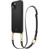 Capa MagSafe com alça Spigen Cyrill Classic Charm Mag (ACS04948) para Apple iPhone 14 Plus / 15 Plus, preta