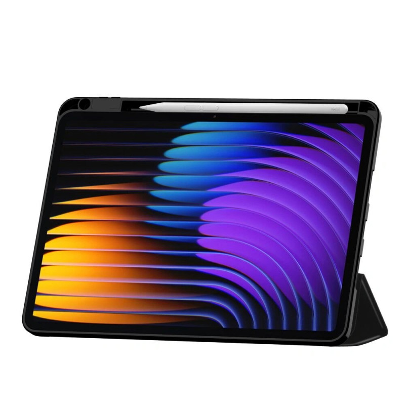 Capa SmartCase Pen para tablet Tech-Protect para Xiaomi Pad 8 / 8 Pro / 7 / 7 Pro, preta