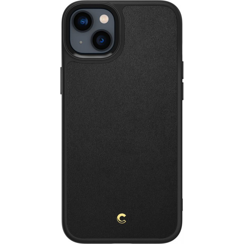 Capa MagSafe Spigen Cyrill Kajuk Mag (ACS04946) para Apple iPhone 14 Plus / 15 Plus, preta