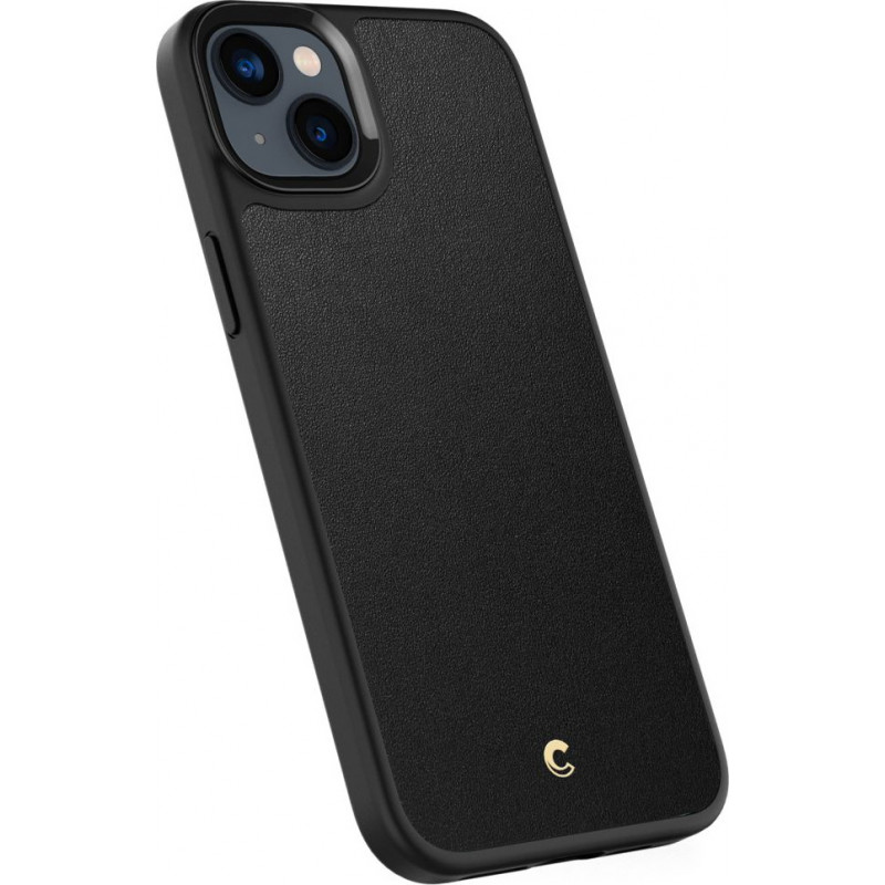 Capa MagSafe Spigen Cyrill Kajuk Mag (ACS04946) para Apple iPhone 14 Plus / 15 Plus, preta