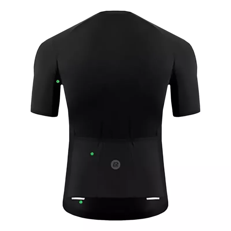Camisola de ciclismo de manga curta Rockbros 15120002005, tamanho XXL, preta