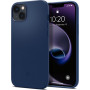 Capa MagSafe Spigen Silicone Fit Mag (ACS04921) para Apple iPhone 14 Plus / 15 Plus, azul-marinho