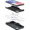 Capa MagSafe Spigen Silicone Fit Mag (ACS04920) para Apple iPhone 14 Plus / 15 Plus, preta