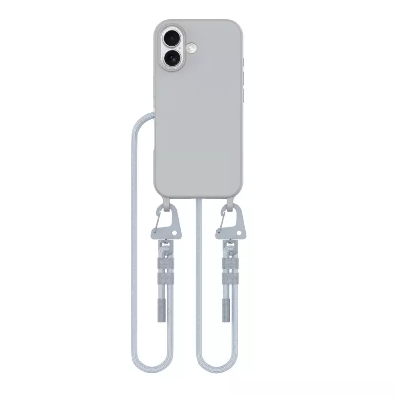 Capa MagSafe Tech-Protect MagNecklace 26328-0 para Apple iPhone 16, cinzento