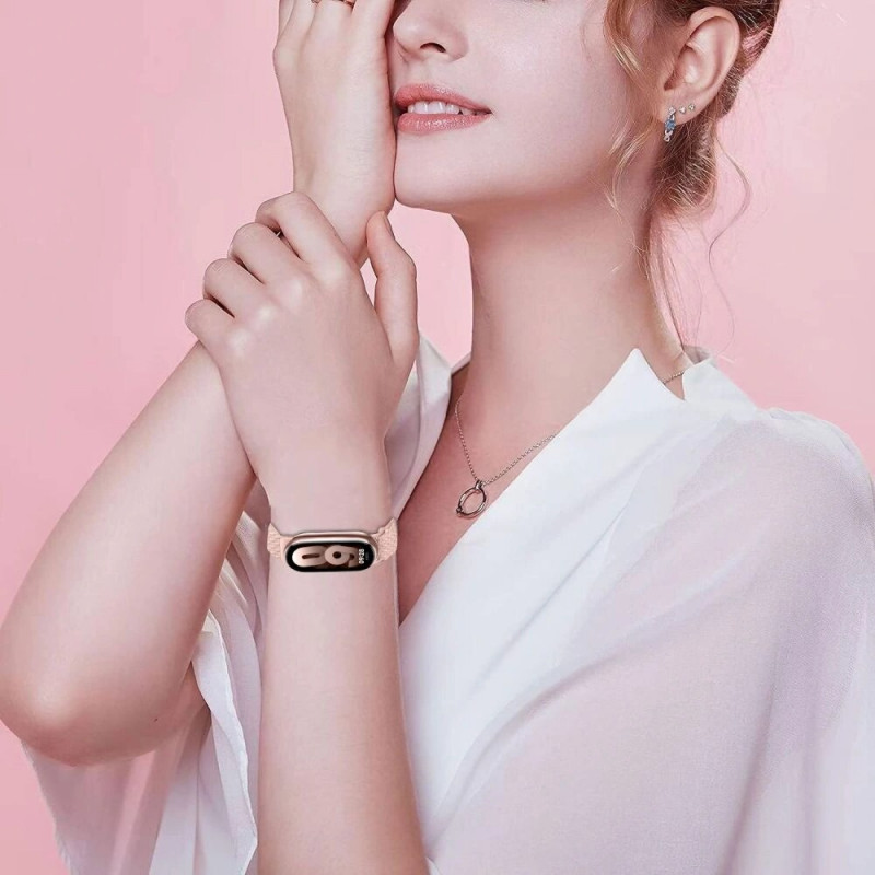 Pulseira Tech-Protect Nylonmag para Xiaomi Smart Band 8 / 9 / NFC, preta