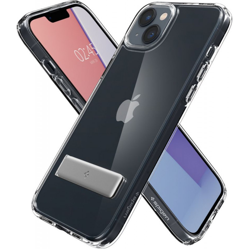 Capa Spigen Ultra Hybrid S (ACS04905) para Apple iPhone 14 Plus / 15 Plus, Crystal Clear