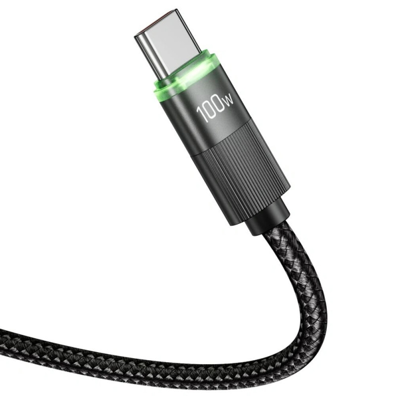 Cabo USB-C / USB-C Tech-Protect UB20T Ultraboost PD100W/5A, 180 cm, preto