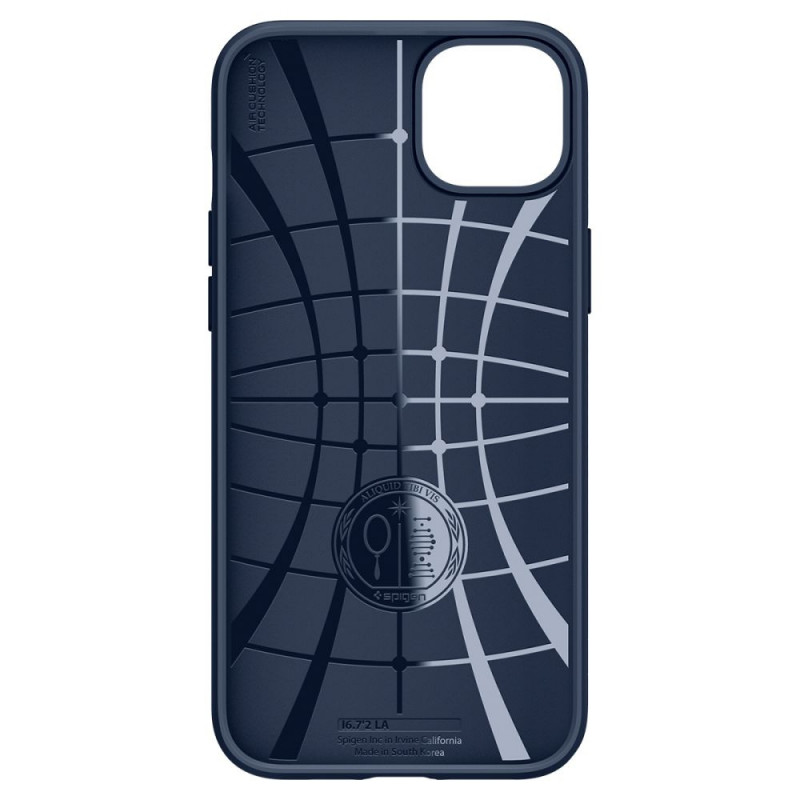 Capa Spigen Liquid Air para Apple iPhone 14 Plus / 15 Plus, azul-marinho