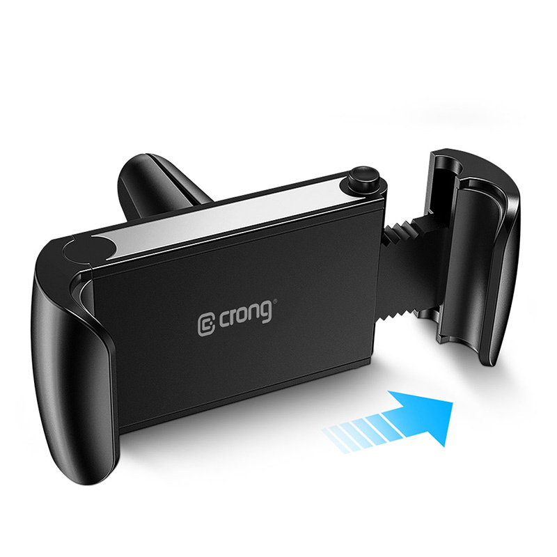 Suporte universal para smartphone para automóvel Crong para telefones de 4 - 6,5 polegadas, preto