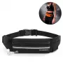Cinto de corrida expansível Wozinsky WRBBK1, preto