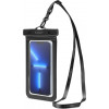 Capa impermeável universal Spigen A601 Aqua Shield (2 un.), preta