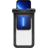 Capa impermeável universal Spigen A601 Aqua Shield (2 un.), preta