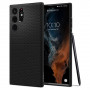 Capa Spigen Liquid Air para Samsung Galaxy S22 Ultra, preto mate
