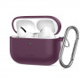 Capa para estojo de carregamento Tech-Protect Silicone Hook THP6103 Apple AirPods Pro 3, bordô