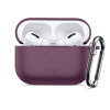 Capa para estojo de carregamento Tech-Protect Silicone Hook THP6103 Apple AirPods Pro 3, bordô
