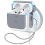 Capa ESR Orbit HaloLock MagSafe para Apple AirPods 4, branca