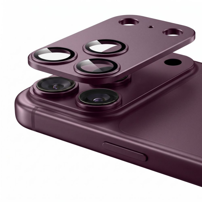 Tech-Protect Camfull Fit+ Protetor de lente da câmara para Apple iPhone 18 Pro, bordô