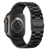 Pulseira de aço inoxidável Tech-Protect Stainless THP6099 para Apple Watch 8 / 9 / 10 / 11 / 12 / SE / Ultra 44/45/46/49 mm, preta