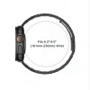 Pulseira de aço inoxidável Tech-Protect Stainless THP6099 para Apple Watch 8 / 9 / 10 / 11 / 12 / SE / Ultra 44/45/46/49 mm, preta