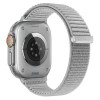 Pulseira Tech-Protect Nylonloop para Apple Watch 8 / 9 / 10 / 11 / 12 / SE / Ultra 44/45/46/49 mm, cinzento-claro