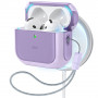 Capa ESR Orbit HaloLock MagSafe para Apple AirPods 4, roxa