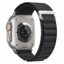 Pulseira para Apple Watch 8 / 9 / 10 / 11 / 12 / SE / Ultra 44/45/46/49 mm Tech-Protect Nylon Pro, preta