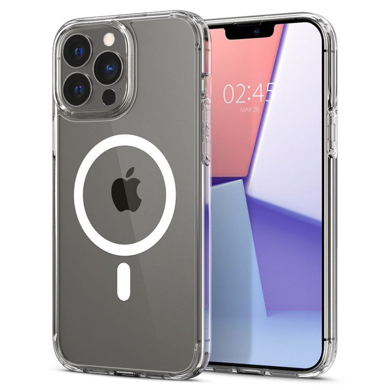 Capa Spigen Ultra Hybrid Mag MagSafe para Apple iPhone 13 Pro Max, Branca