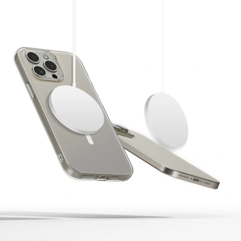 Capa Tech-Protect FlexAir MagSafe THP3579 para Apple iPhone 15 Pro, transparente