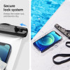 Capa impermeável universal Spigen A601 (2 un.), Crystal Clear
