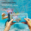 Capa impermeável universal Spigen A601 (2 un.), Crystal Clear