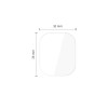 Película hidrogel Tech-Protect Supreme Set+ para Apple Watch 4 / 5 / 6 / SE 1 / 2 / 3 40 mm, transparente (2 un.)
