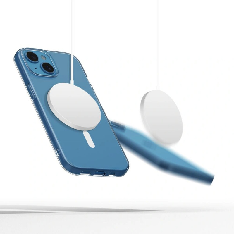 Capa Tech-Protect FlexAir MagSafe THP3584 para Apple iPhone 13 Mini, transparente