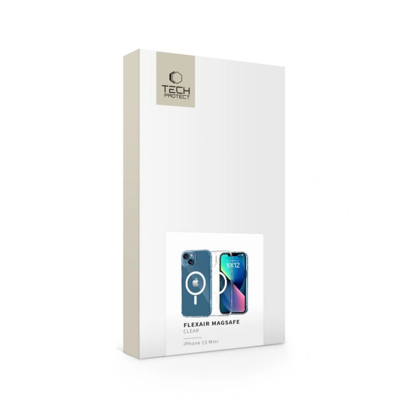 Capa Tech-Protect FlexAir MagSafe THP3584 para Apple iPhone 13 Mini, transparente