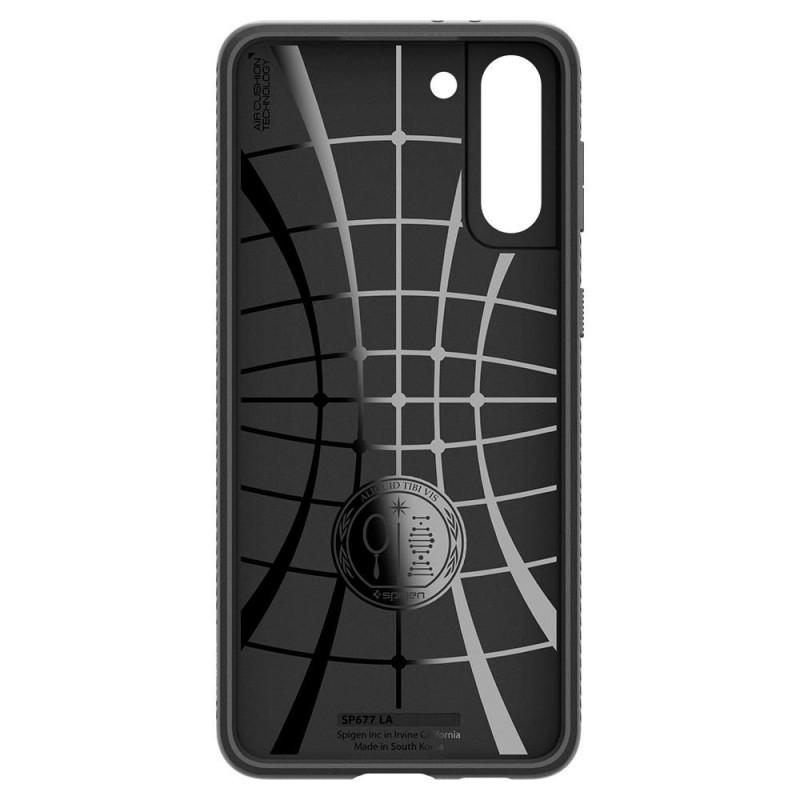 Capa Spigen Liquid Air para Samsung Galaxy S21, Preto Mate