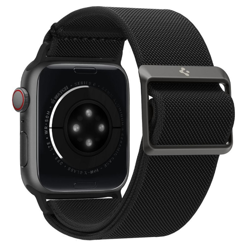 Pulseira Spigen Fit Lite para Apple Watch 4/5/6/7/SE/8/9/Ultra 44/45/49 mm, preta