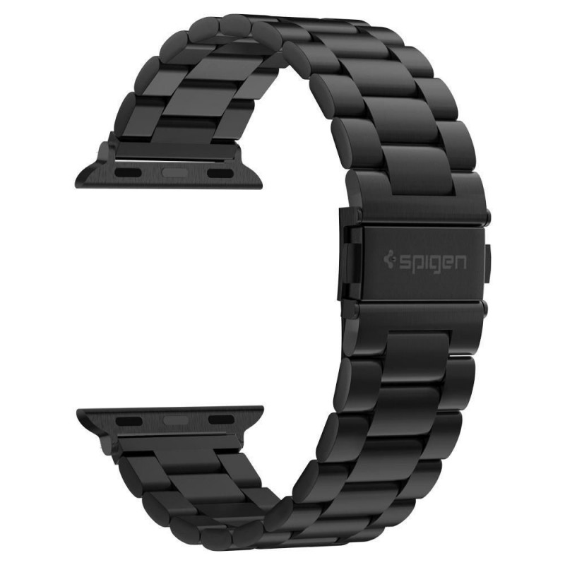 Pulseira Spigen Modern Fit para Apple Watch 4/5/6/7/SE/8/9/Ultra 44/45/49 mm, aço inoxidável, preta