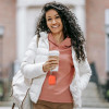 Capa com gancho em silicone Tech-Protect para Apple AirPods Pro 1 / 2, Cafe Latte