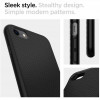 Capa Liquid Air Spigen para Apple iPhone SE 2022 / SE 2020 / 8 / 7, preta