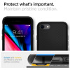 Capa Liquid Air Spigen para Apple iPhone SE 2022 / SE 2020 / 8 / 7, preta