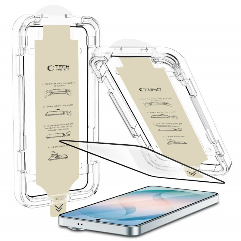 Tech-Protect Quick Set AR+ Vidro Antirreflexo para Samsung Galaxy S26+ Plus, Preto