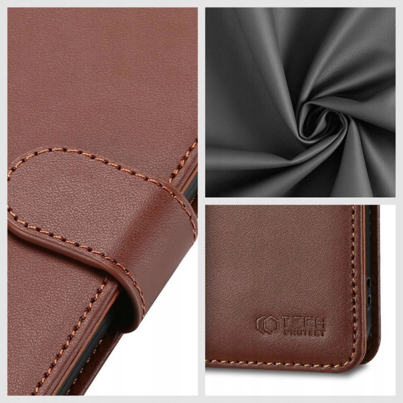 Capa carteira Tech-Protect para Samsung Galaxy A16 4G / 5G, preta