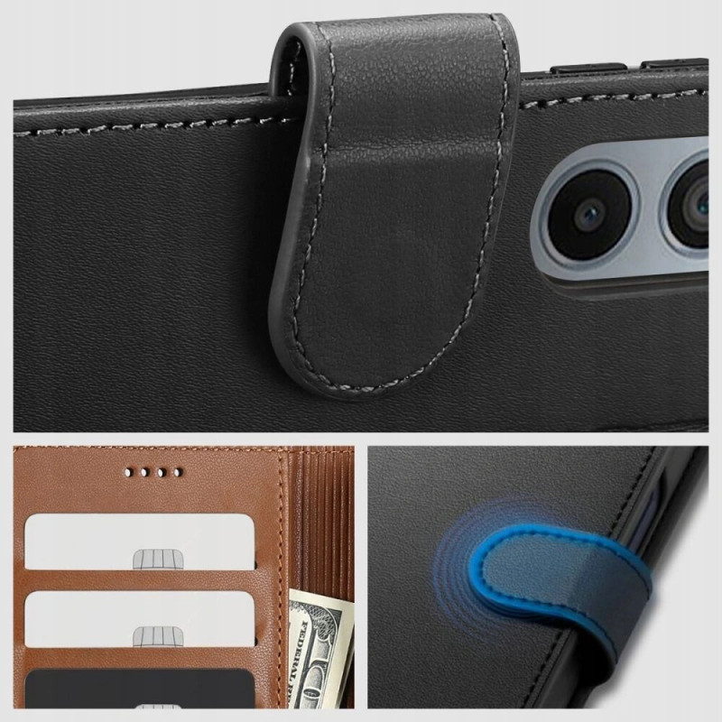 Capa carteira Tech-Protect para Samsung Galaxy A16 4G / 5G, preta