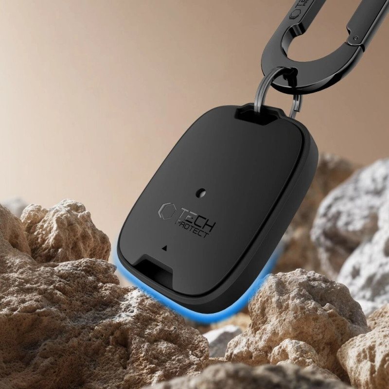 Capa Tech-Protect Velar para Apple AirTag 1 / 2, preta