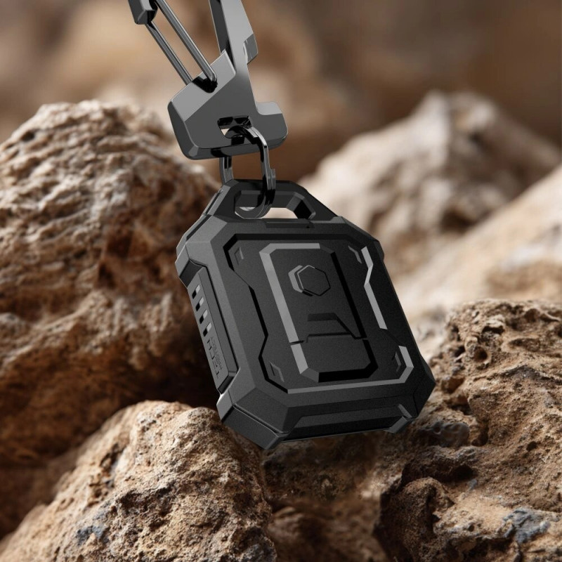 Capa Tech-Protect Kevlar Pro para Apple AirTag 1 / 2, preta