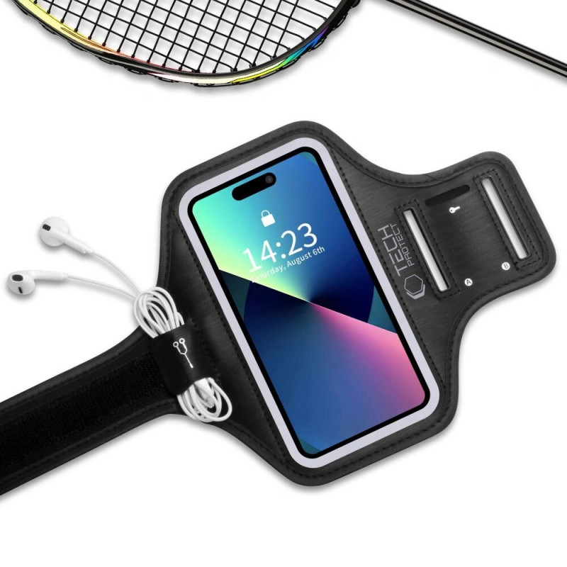 Braçadeira desportiva universal Tech-Protect M4, preta
